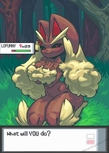 Outdoors Encounter With A Wild Lopunny